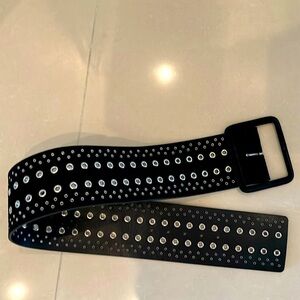 FRAME Belt Size 32 Suede Black